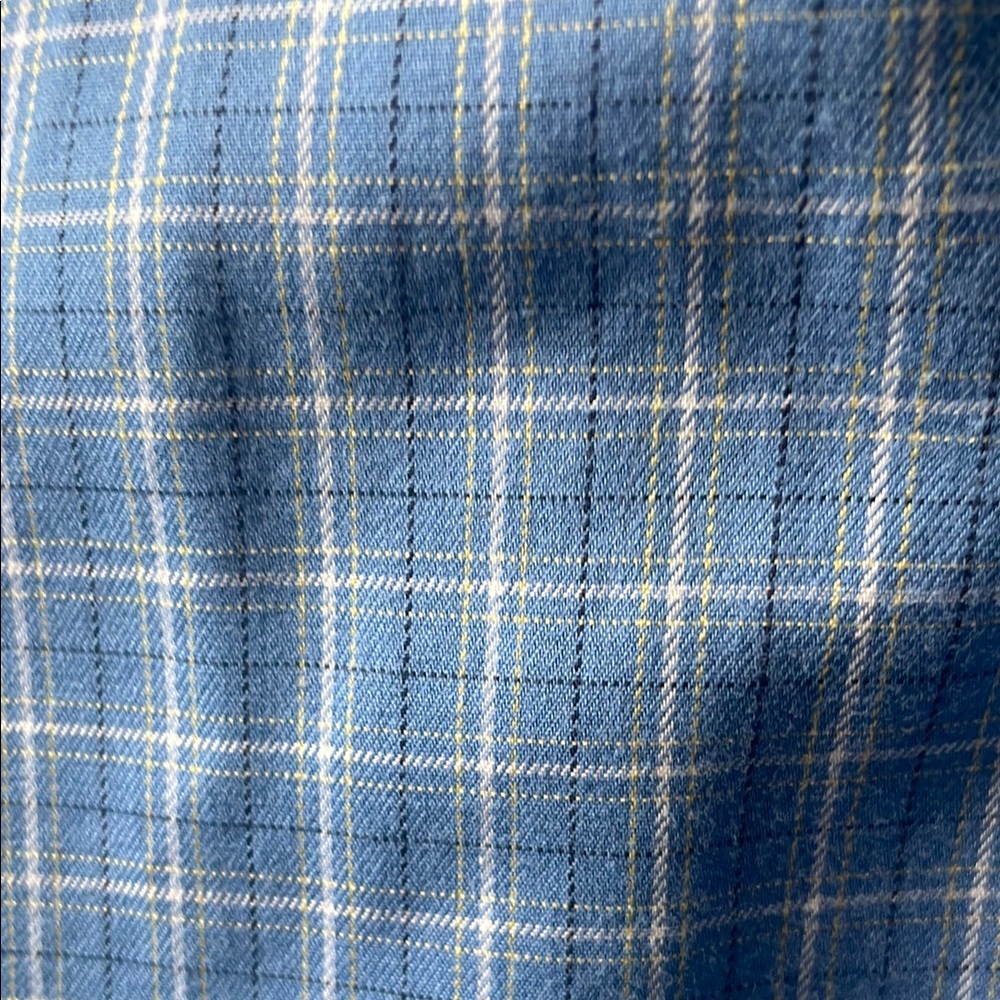 L.L. Bean Light Blue Checkered Shirt - Picture 4 of 5